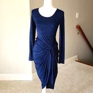 Adrianna Papel Faux Wrap Long Sleeve Size Small